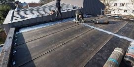 Étanchéité toit-terrasse - chantier RC Couverture