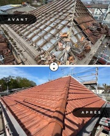 Chantier toiture bassin genevois
